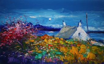 Spring blossoms Isle of Mull 10x18